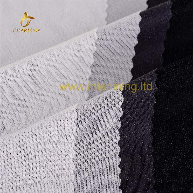 circular knitted woven interlining